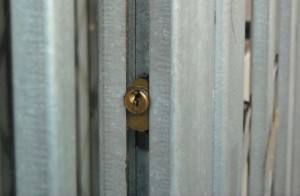 A lock for retractable gates
