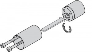 Extension kit for external cylinders.