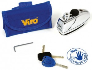 The Viro Sonar alarm disc lock.