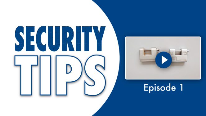 Assess the quality of a padlock from the shape of the body: SECURITY TIPS (1/5)